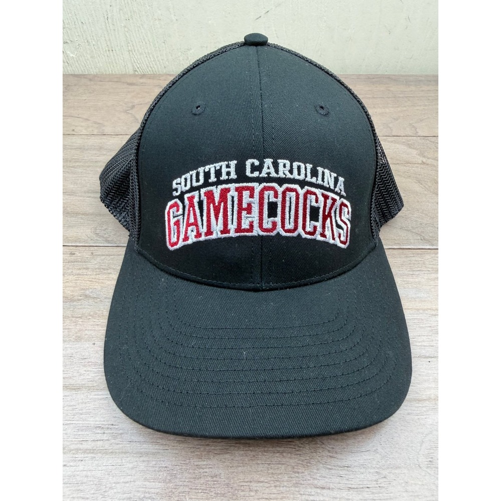 South Carolina Gamecocks The Game Trucker Snapback Hat Men's One Size Black Mesh